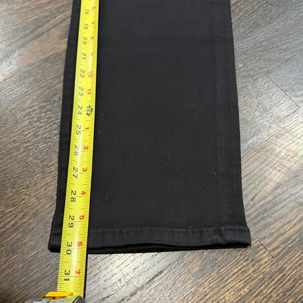 Kut‎ from the Kloth Stevie Pants Womens 12 Black Straight Leg Stretch Denim